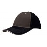 Cap - mod. 4053:Graphite, Cotton, Black